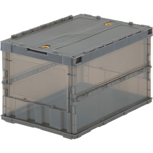 黒２０個TRUSCO　スケルコンオリコン50L 黒　【数量指定可能】 楽天市場】TRUSCO オリコン 薄型折りたたみコンテナ スケルコン 50L