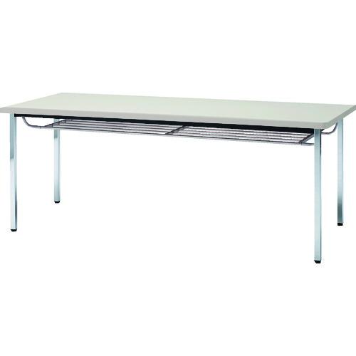 【SALE必要経費】TRUSCO ( トラスコ中山 ) 話し合い用時刻表 1500X600XH700 下棚付 丸脚 ニュー薄墨色 ( TDST1560-NG )