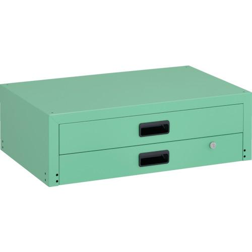 TRUSCO ( トラスコ中山 ) ツールワゴン ラビットワゴン用2段引出 700X450 ヤンググリーン ( RBW-75X YG )