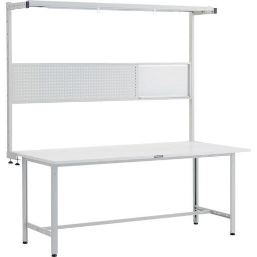 TRUSCO ( トラスコ中山 ) 軽荷重作業台(300kg)AE型 1800X900XH1948(全高) ツールハンガーフルセット付 ホワイト色 ( AE-1809THFS W )