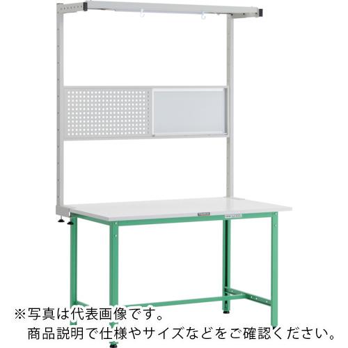 TRUSCO ( トラスコ中山 ) 軽掛け目やり方台(300kg)AE型 1200X600XH1948(全高) ツールハンガーフルセット付 若い衆緑であること色 ( AE-1260THFS YG )