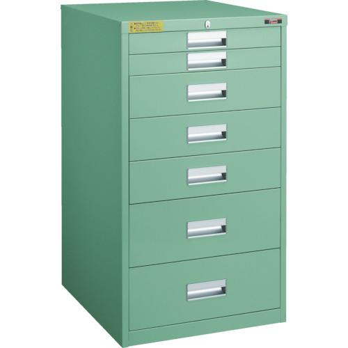 TRUSCO ( トラスコ中山 ) LVE型キャビネット 500×550×H880 引出7段 ( LVE-888 )|配管材料プロ トキワ