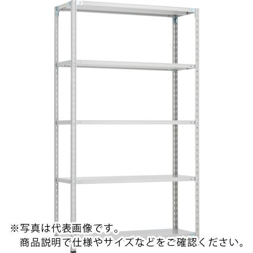 TRUSCO ( トラスコ中山 ) CB型セミボルトレス軽中量棚 1500X450XH21005段 WG色 ( CB-7545-WG )