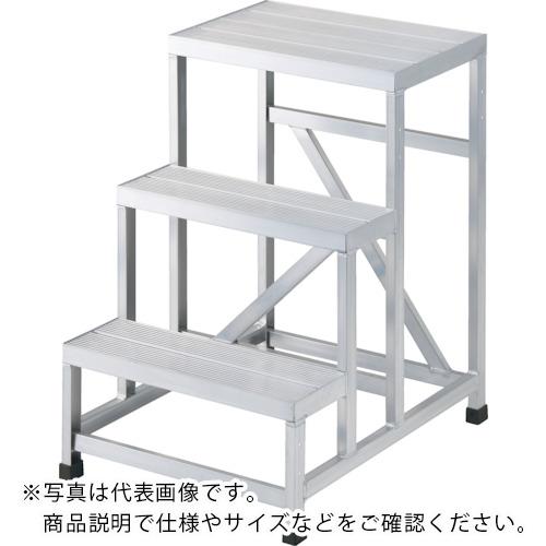 TRUSCO ( トラスコ中山 ) アルミ製溶接一体構造型作業台 三段(完成品) W600×D800×H750 ( WTDB3-6875 )