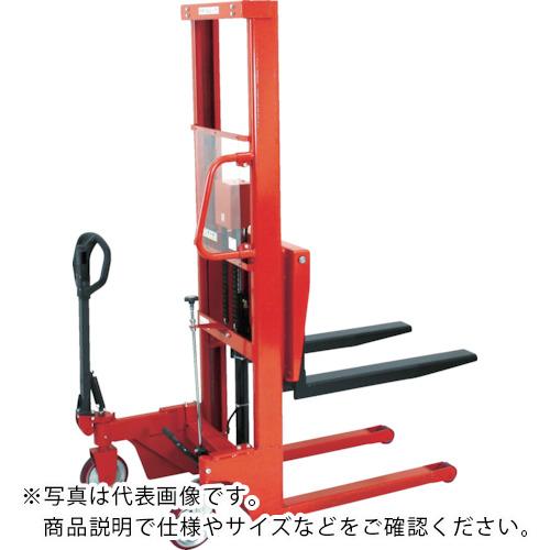 TRUSCO ( トラスコ中山 ) コゾウリフター 足踏み油圧式 1000kg フォーク高さ800 ( BEA-H1000-8 )