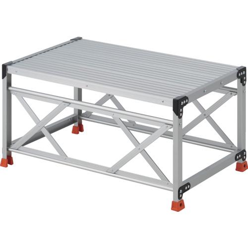 【SALE必要経費】TRUSCO ( トラスコ中山 ) 御役目用踏台 1段 高さ0.5m 天板1000×600 ( TSF-11065 )