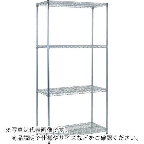 TRUSCO ( トラスコ中山 ) スチール製メッシュラック W905XD609XH1838 4段 ( TME-6364 )｜配管材料プロ トキワ 20,673円
