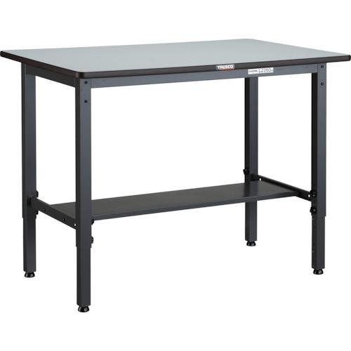 TRUSCO ( トラスコ中山 ) 軽荷重作業台高さ調節式(250kg)AWM型 1200X750XH700~910 基本タイプ ダークグレー色 ( AWMR-1275 )|配管材料プロ トキワ