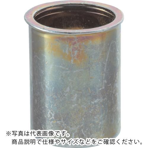 TRUSCO ( トラスコ中山 ) クリンプナット薄頭スチール 板厚2.5 M8X1.25 500個入 ( TBNF-8M25S-C )|配管材料プロ トキワ