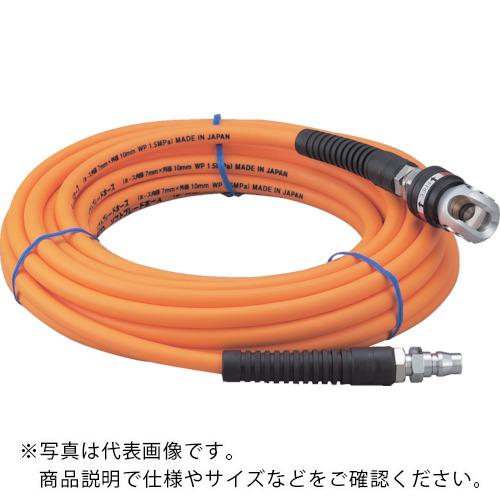 【SALE価格】TRUSCO ( トラスコ中山 ) スィングカップリング付エアホース 8.5×12.5mm 10m ( TSRC-85-10 )