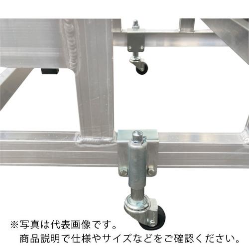 【SALE価格】TRUSCO ( トラスコ中山 ) 溶接一体構造型作業台用 スプリング式キャスター(4個1セット) ( WTDB-SC )