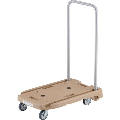 TRUSCO ( トラスコ中山 ) 樹脂台車 こまわり君 省音G車輪 600X390 ライトサンド 樹脂ストッパー付 ( MP-6039N2-LS-JS )