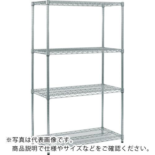 TRUSCO ( トラスコ中山 ) ステンレス製メッシュラック H1533XW605XD457 4段 ( TSM-5244 )｜配管材料プロ トキワ