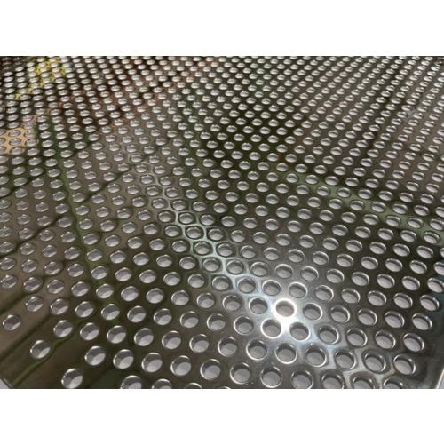 【SALE必要経費】TRUSCO ( トラスコ中山 ) ステンレスパンチングメタル0.8t D8P10 1000X2000 ( 304BA0.8-D8-P10-1000X2000 )