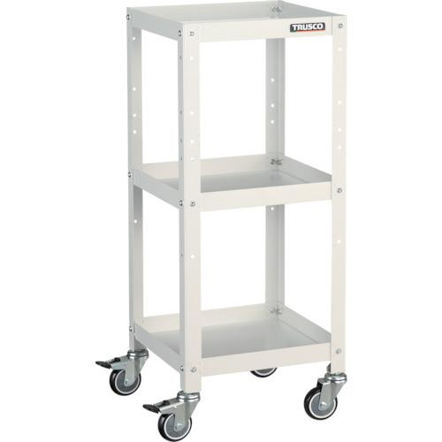 TRUSCO ( トラスコ中山 ) ツールワゴン ラビットワゴン 360X360 ウレタン車輪 ホワイト ( RBW-933U W )