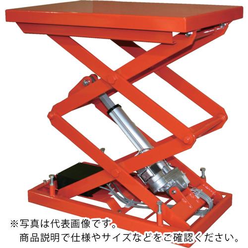 【SALE価格】TRUSCO ( トラスコ中山 ) テーブルリフト 70kg 倍速タイプ 電動Bねじ式 200V 500×650mm ( HDL-W0756RT-22 )