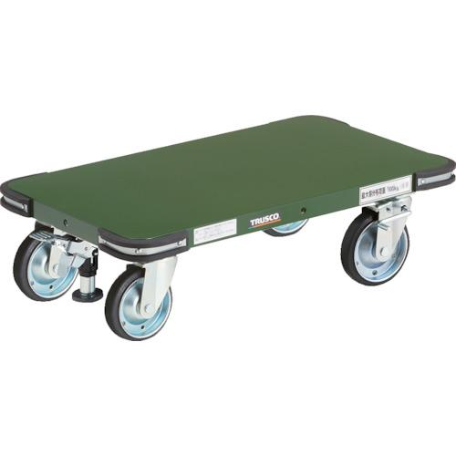 TRUSCO ( トラスコ中山 ) 鋼鉄製平台車 800X450 Φ150ブレーキ付きプレス車 ロックストッパー付 ( PHT-8045H-150SS )