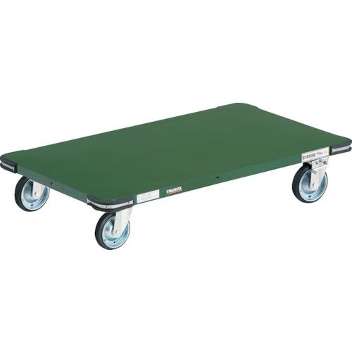 TRUSCO ( トラスコ中山 ) 鋼鉄製平台車 1200X750 Φ150ブレーキ付き プレス車 ( PHT-1275H-150 )|配管材料プロ トキワ