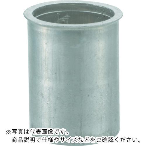 TRUSCO ( トラスコ中山 ) クリンプナット薄頭アルミ 板厚4.0 M8X1.25 500個入 ( TBNF-8M40A-C )