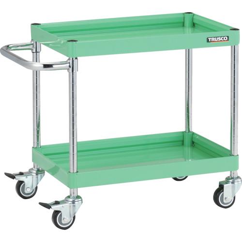 TRUSCO ( トラスコ中山 ) ツールワゴン ファルコンワゴン 600×400 ウレタン車輪 ヤンググリーン ( FAW-662U-YG )