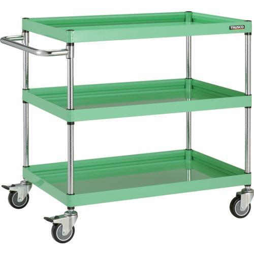 TRUSCO ( トラスコ中山 ) ツールワゴン ファルコンワゴン 900×600 ウレタン車輪 ヤンググリーン ( FAW-993U-YG ) 33,307円