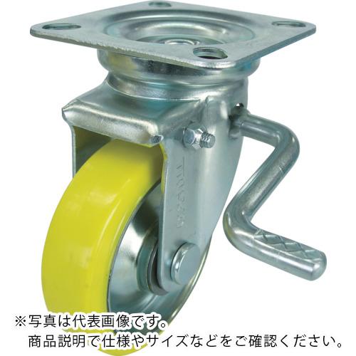 TRUSCO ( トラスコ中山 ) 帯電防止ウレタンキャスター 自在ダブルストッパー付 Φ130 ( TYUEJB-130A )