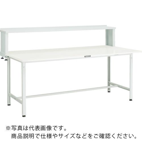 TRUSCO ( トラスコ中山 ) 軽荷重作業台(300kg)AE型 1800X750XH1044(全高) 上棚付 ダークグレー色 ( AE-1800YURB DG )