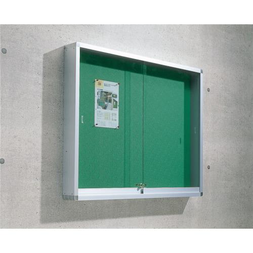 TRUSCO ( トラスコ中山 ) 屋外掲示板 アルミ製シルバー枠 1230X100X930壁付タイプ ( FUK-34H (ｶﾍﾞﾄﾘﾂｹｶﾞﾀ) )
