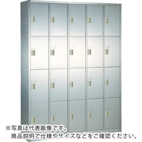 TRUSCO ( トラスコ中山 ) SUS304扉付長靴ロッカー中棚付3列4段 ( TSNG-12-34T )