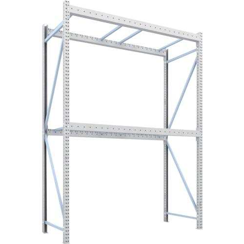 TRUSCO ( トラスコ中山 ) パレットラック1トン2500X1000XH3500 2段 単体 ( 1D-35B25-10-2 )