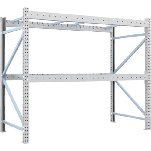 TRUSCO ( トラスコ中山 ) 重量パレットラック2トン2300×1100×H2000 2段 単体 ( 2D-20B23-11-2 )