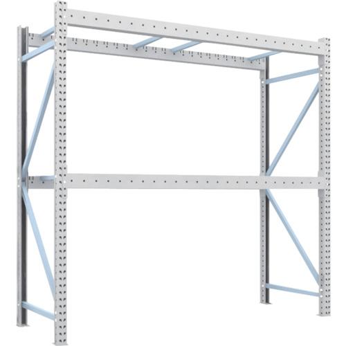 TRUSCO ( トラスコ中山 ) 重量パレットラック2トン2500×900×H2500 2段 単体 ( 2D-25B25-09-2 )