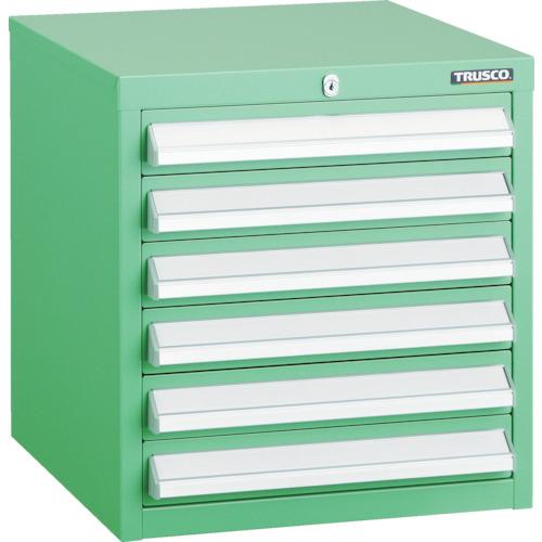 TRUSCO ( トラスコ中山 ) LVR型収納家具 392X412XH420 抽き出し6段 YG ( LVR-421YG )
