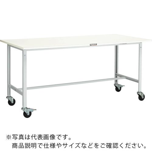 TRUSCO ( トラスコ中山 ) 軽荷重作業台(150kg)AE型 1800X750XH845 φ100キャスター付 ホワイト色 ( RAE-1800C100 W )|配管材料プロ トキワ