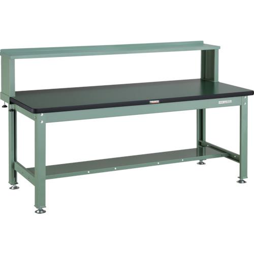 TRUSCO ( トラスコ中山 ) 中荷重作業台(2000kg)DW型 1800X750XH1044(全高) 上棚付 グリーン色 ( RDW-1800YURB )｜配管材料プロ トキワ 51,513円