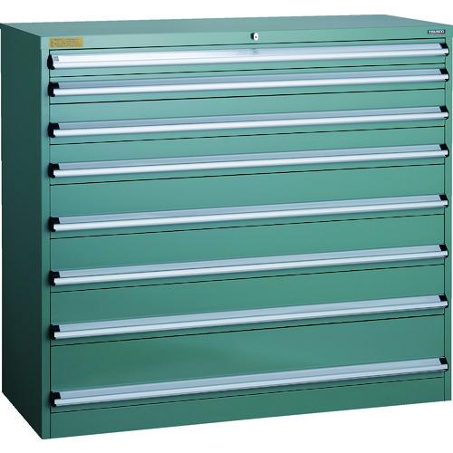 TRUSCO ( トラスコ中山 ) VE13S型収納家具 1300X550XH1200 引き出し8段 ( VE13S-1208 )