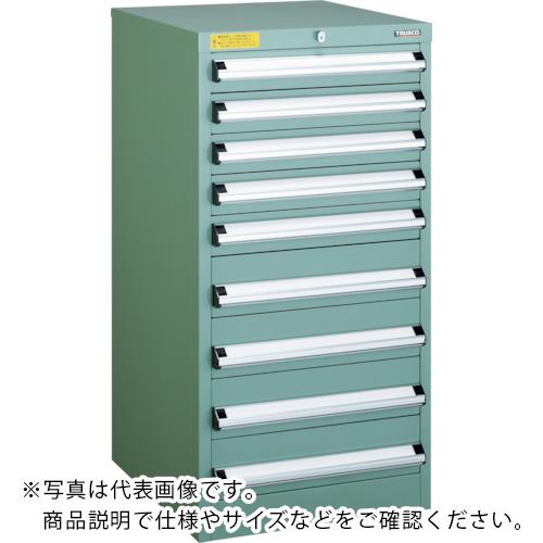TRUSCO ( トラスコ中山 ) VE5S型中量収納家具 500×550×H1000 抽き出し6段 ( VE5S-1009 ) DIY・工具-安全・保護用品