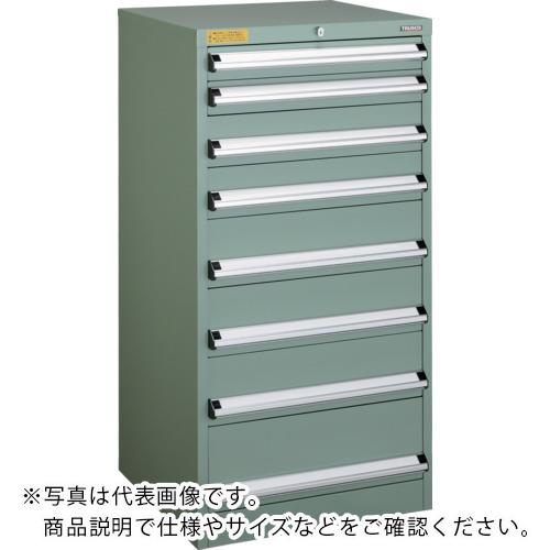 TRUSCO ( トラスコ中山 ) VE7S型中量押し入れ 700×550×H1200 抽き出し8段 ( VE7S-1208 )