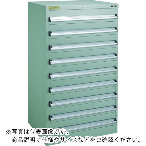 TRUSCO ( トラスコ中山 ) VE7S型中量押し入れ 700×550×H1200 抽き出し8段 ( VE7S-1209 )