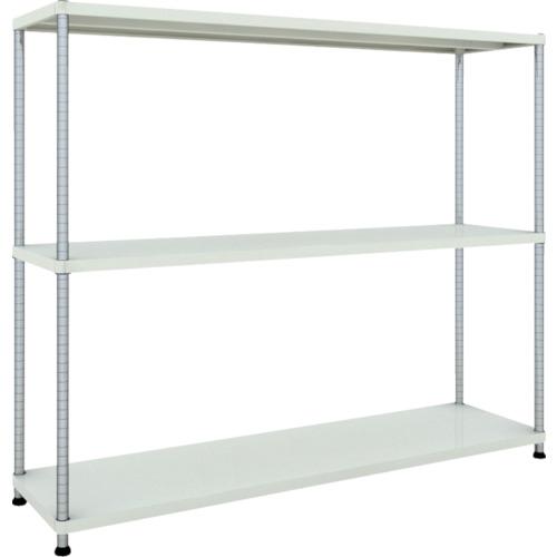 【SALE価格】TRUSCO ( トラスコ中山 ) スチールラック フェニックスラック 1800X450 3段 W色 抗菌粉体塗装 ( PER-5643-W )