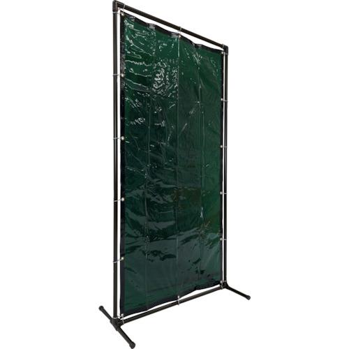 TRUSCO ( トラスコ中山 ) 溶接遮光フェンス 1020型単体固定足 緑 ( YFBK-GN )