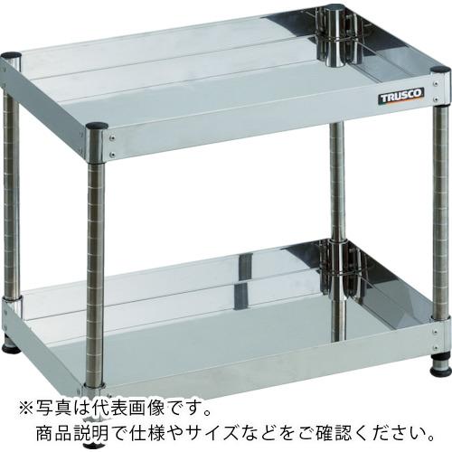 TRUSCO ( トラスコ中山 ) ステンレスワゴン 304クリーンフェニックス ラック型 900X600 2段 ( CPE3-R692 )|配管材料プロ トキワ