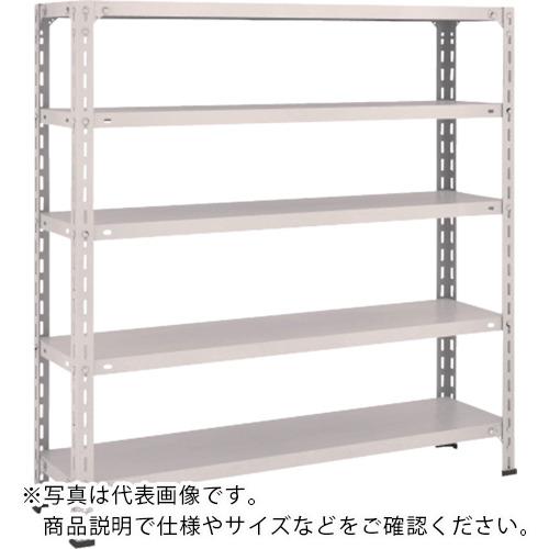 TRUSCO ( トラスコ中山 ) スチール写真仕合わせ 軽さ棚開放的型 W1200XD300XH1200 5段 ネオ薄墨色 ( 44V-15 NG(ﾈｵｸﾞﾚｰ) )
