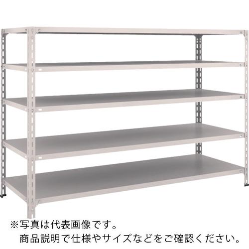 【SALE必要経費】TRUSCO ( トラスコ中山 ) スチール写真仕合わせ 軽さ棚開放的型 W1800XD600XH1200 5段 ネオ薄墨色 ( 46W-15 NG(ﾈｵｸﾞﾚｰ) )