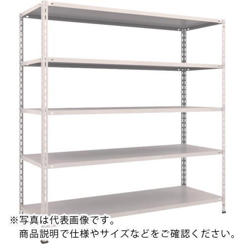 【SALE必要経費】TRUSCO ( トラスコ中山 ) スチール写真仕合わせ 軽さ棚 中棚雄捻子受け答え型1800X600X1800 5段 ネオ薄墨色 ( L66W-15 NG(ﾈｵｸﾞﾚｰ) )