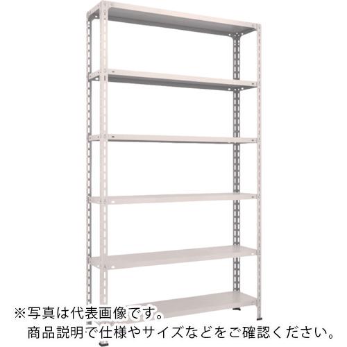 TRUSCO ( トラスコ中山 ) スチール写真仕合わせ 軽さ棚開放的型 W1200XD300XH2100 6段 ネオ薄墨色 ( 74V-16 NG(ﾈｵｸﾞﾚｰ) )