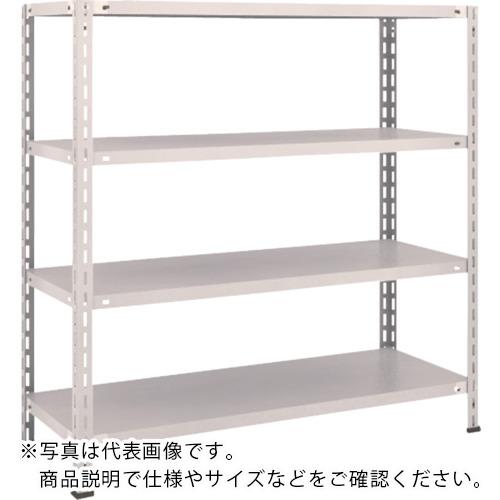 TRUSCO ( トラスコ中山 ) スチールラック 軽量棚 中棚ボルトレス型1200X450X1200 4段 ネオグレー ( L44X-14 NG(ネオグレー) )|配管材料プロ トキワ