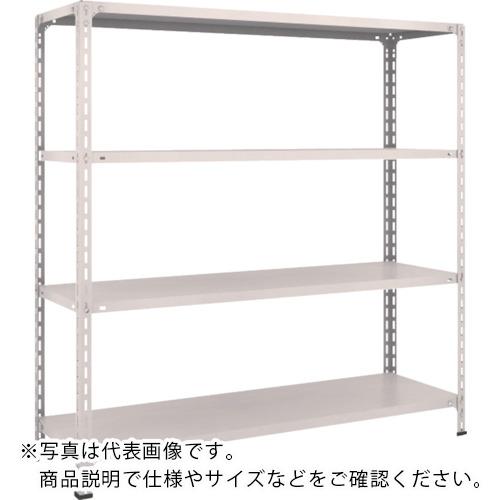 TRUSCO ( トラスコ中山 ) スチール写真仕合わせ 軽さ棚開放的型 W1500XD450XH1500 4段 ネオ薄墨色 ( 55X-14 NG(ﾈｵｸﾞﾚｰ) )