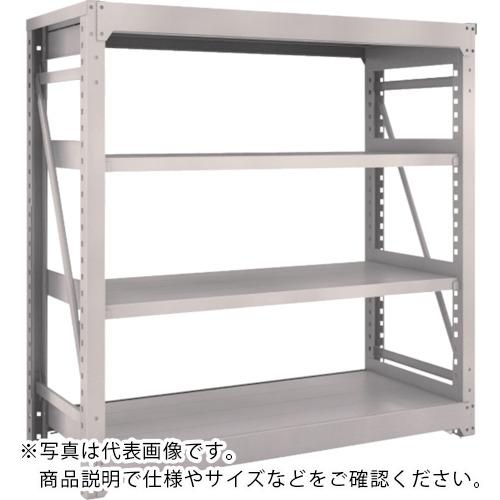 TRUSCO ( トラスコ中山 ) スチールラック M10型重量棚 1500X620XH1500 4段 単体 ネオグレー ( M10-5564 NG(ネオグレー) )|配管材料プロ トキワ