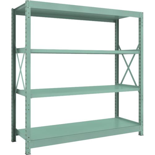TRUSCO ( トラスコ中山 ) R3型中量棚 1800X600XH1800 4段 単体 ( R3-6664 (W1800XD600XH1800 4ﾀﾞﾝ) )｜配管材料プロ トキワ